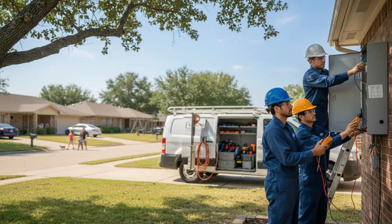 Certified electrician providing emergency electrical services in Hazel, KY